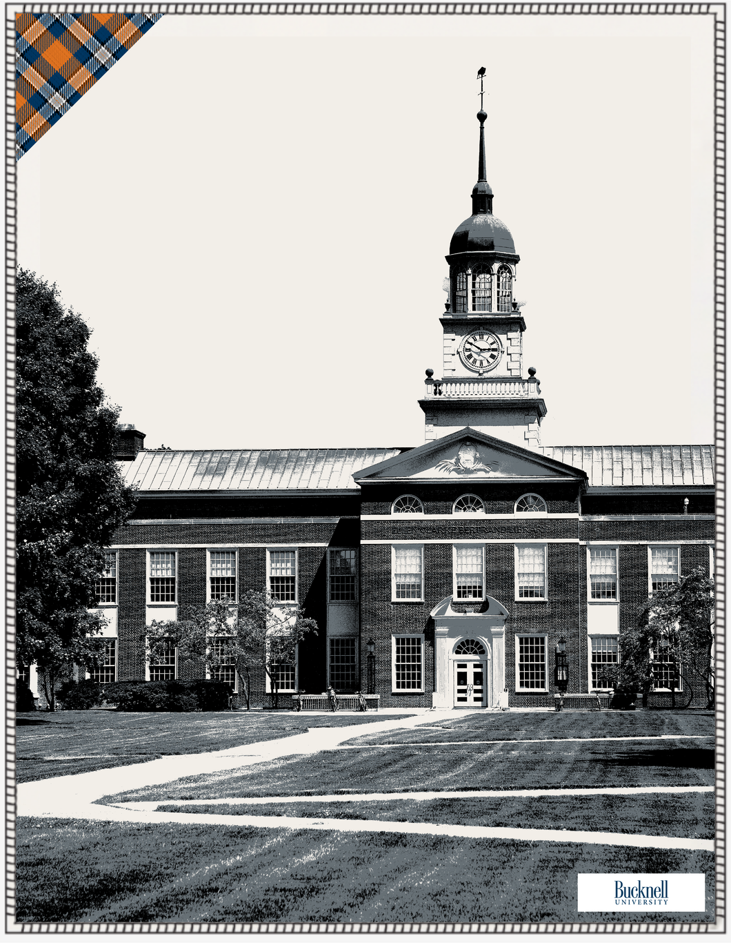 Bucknell Iconic Image Blanket