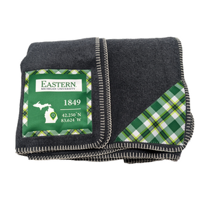 Eastern Michigan Applique Blanket