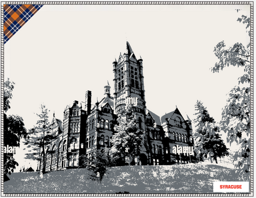 Syracuse Iconic Image Blanket